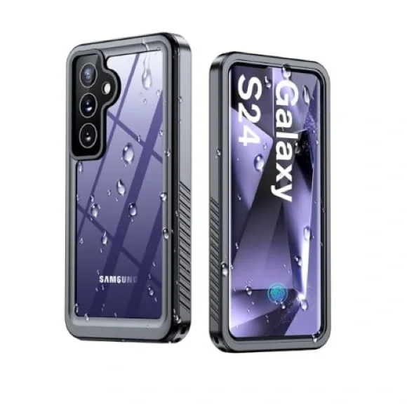 Black Humixx Waterproof for Samsung Galaxy S24 Case - Picture 1 of 2